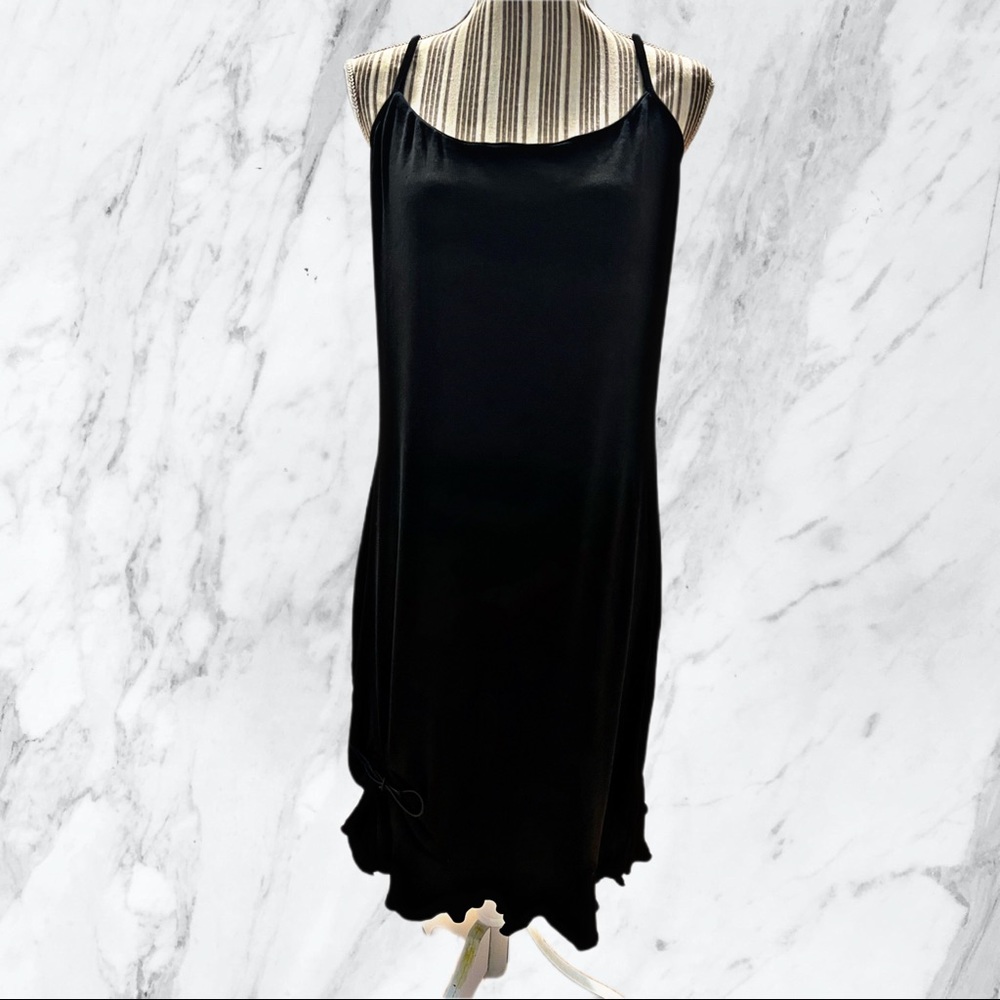 🆕 BLACK RIBBED DRESS - Picture 4 of 10